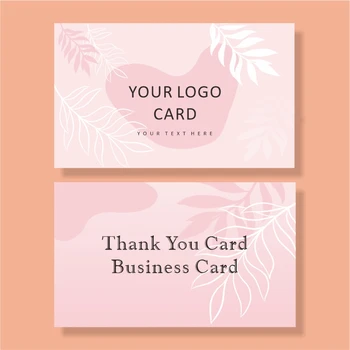 Пользовательские Открытки Благодарности Пользовательские Визитные Карточки Персонализированный Логотип Упаковка Для Малого Бизнеса Свадебные Приглашения Открытки