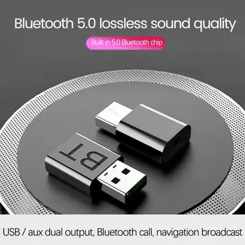 Bluetooth 5.0 Передатчик Приемник 5.0 + EDR Передача/прием Два в одном Bluetooth 5.0 Адаптер USB 3,5 мм AUX Адаптер Автомобильный телевизор
