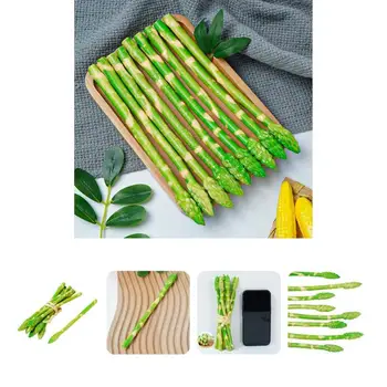Симпатичный искусственный овощ износостойкий длинный искусственный спаржа детская игрушка искусственная овощная