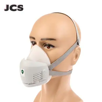  Тип фильтра Защита от пыли Туман Защитная маска Респиратор с защитой от частиц Половина лица Пыленепроницаемый Антипромышленная конструкция