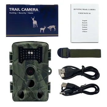 PR1000 Камера Слежения 36 МП 1080P Водонепроницаемая инфракрасная охотничья камера PIR с ночным видением Камера наблюдения за дикой природой Камера слежения Camer