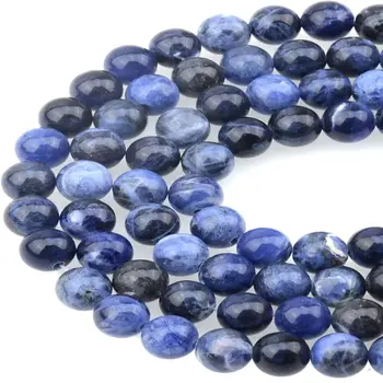 2 нити натурального синего содалита бусины содалит 8 мм круглые свободные бусины синие авантюриновые распорки каменные бусины